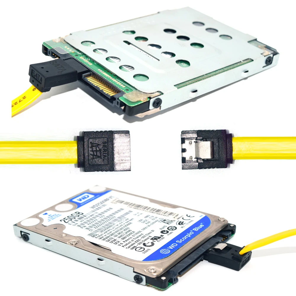 10 cm SATA 3.0 Datenkabel-Verbindungsadapter SATA III-Kabel für Festplattenlaufwerk SSD HDD Hochgeschwindigkeitsadapter Signalübertragung – Detail 4