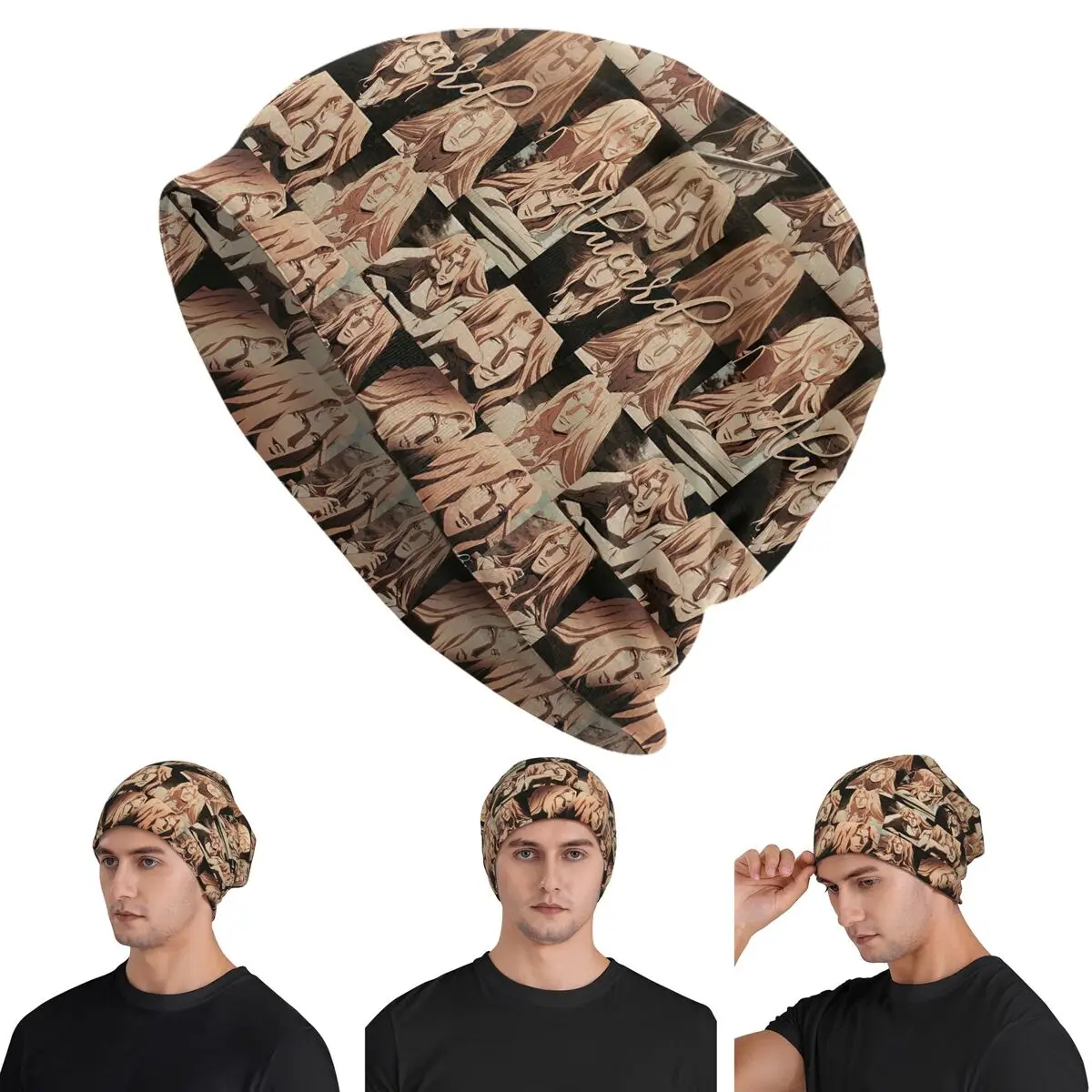 Alucard Castlevania Warm Knitted Cap Fashion Bonnet Hat Autumn Winter Outdoor Beanies Hats for Men Women Adult