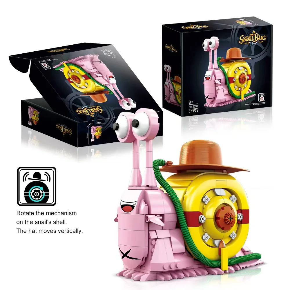 Kawaii Tier Den Den Mushi Schnecke D Protagonist Trafalgar Don Quijote Law Figur Baustein Kit Modell Spielzeug Action Sammlung