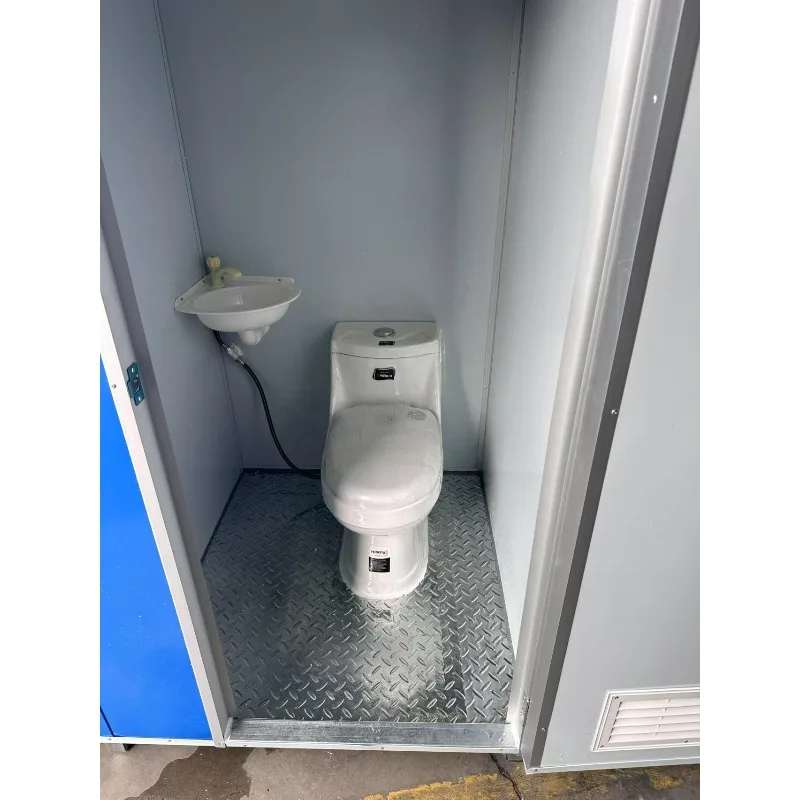 Modern Portable Steel Mobile Toilet Outdoor Public Mobile Shower Room for Schools Parks Bathrooms Sandwich Panel