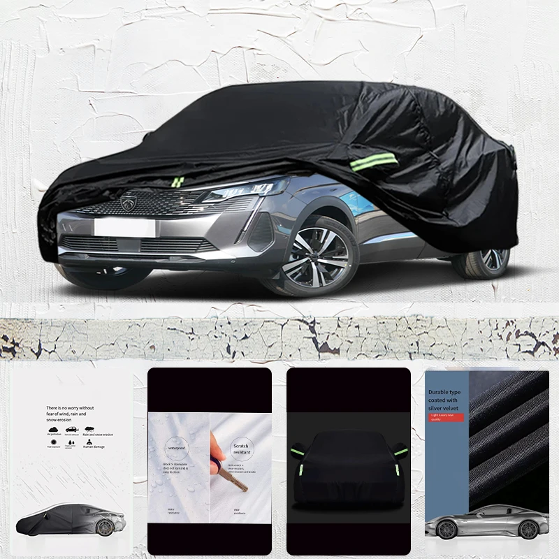 

For Peugeot 4008 all-weather outdoor fully covered with snow and UV protection waterproof Sun Shade Snow Rain Wind Resistant