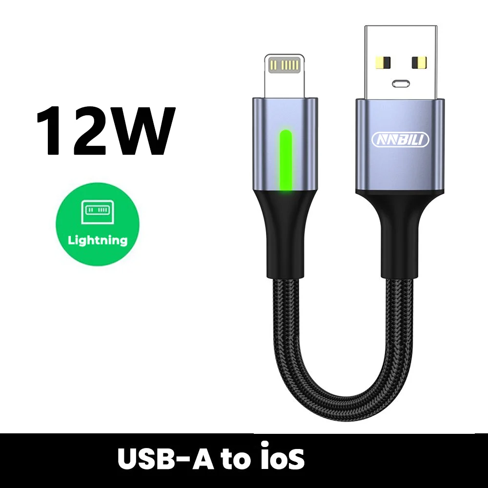 NNBILI 0,25M 0,5M Kurzes Typ-C-zu-USB-C-Kabel Schnellladung für iPhone 16 15 Xiaomi Samsung Huawei Powerbank USB-C-Datenkabel