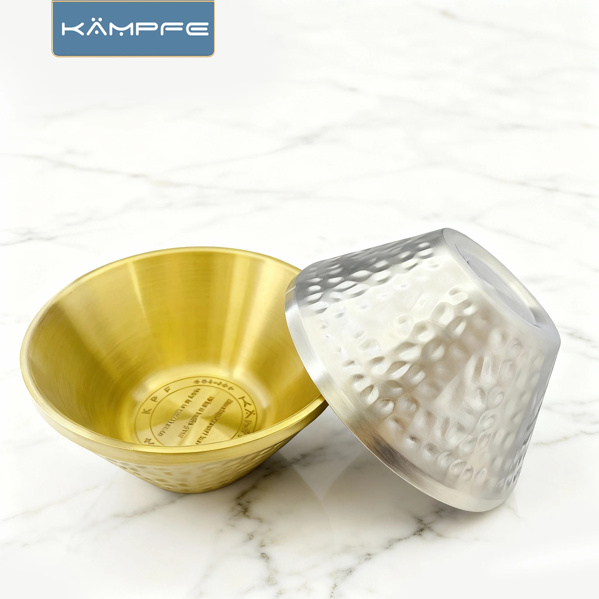 

Чаша для бритья из нержавеющей стали KAMPFE — большой емкости, прочный, легко чистящийся аксессуар для ухода за волосами