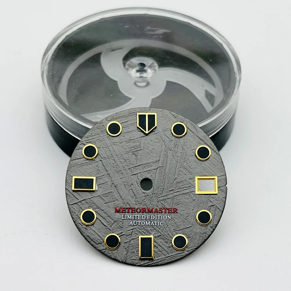 

28.5mm Meteorite pattern Dial NH35 Watch Dial Fit for NH35 NH36 7S26 Movement SRPD 6105 Tuna Samurai SKX007 Watch Dial Parts