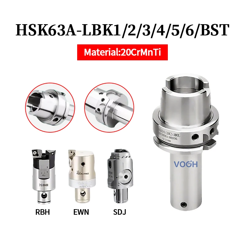 

HSK HSK63A LBK1 LBK2 LBK3 LBK4 LBK5 LBK6 LBK Boring head tool holder RBH EWN SDJ Rough Fine boring tool holder bracket tool
