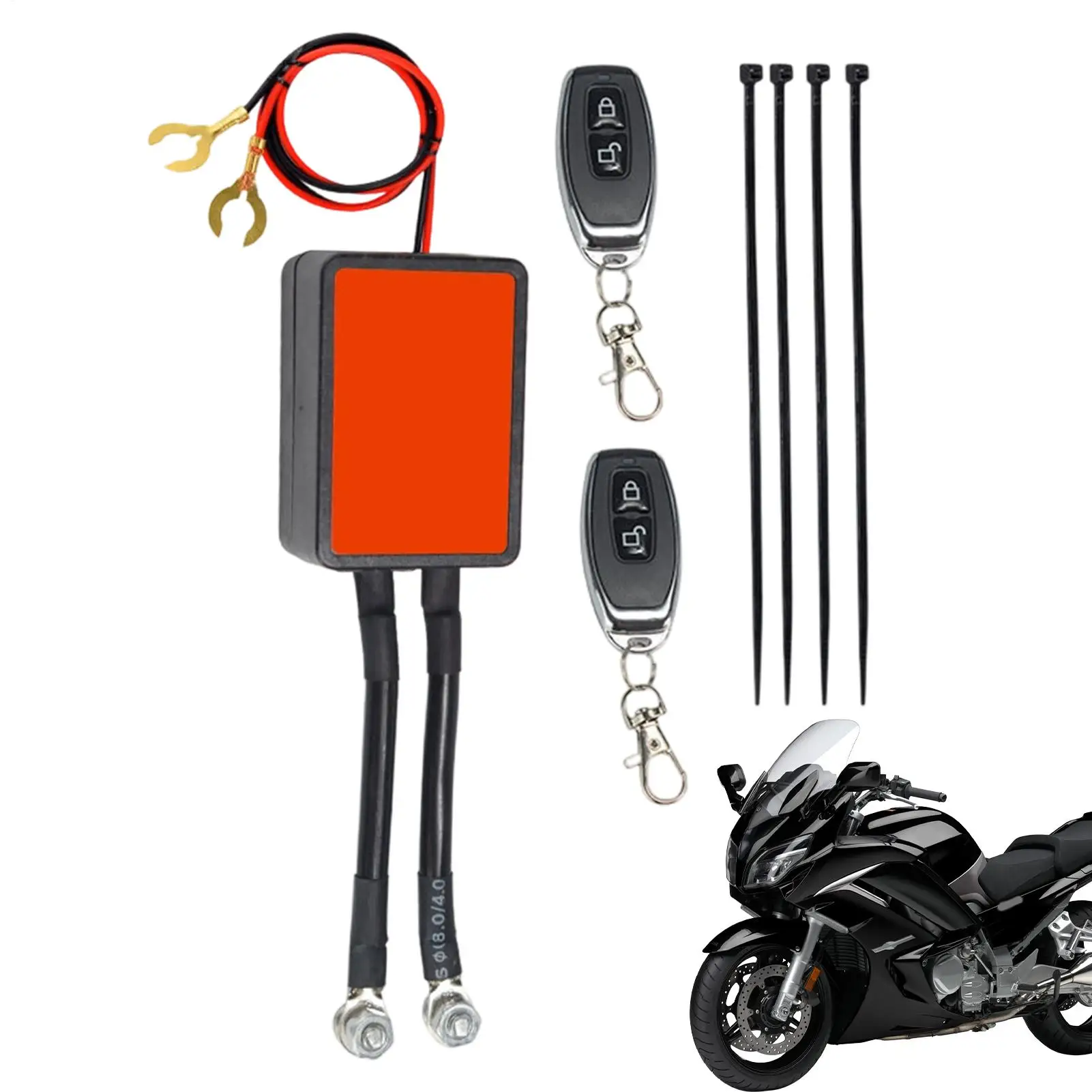 

Motorcycle Automotive Circuit Breaker 12V 300A Smart Isolator Battery Disconnect Switches One Click On/off For Temporary Parking