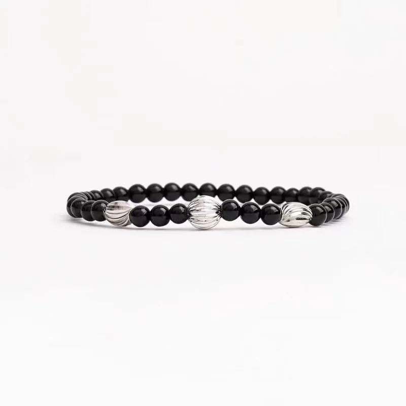 2024 Korean Wave New JUNGKOOK Same Black Bracelet Fashion Trend Men\'s and Women\'s Accessories Jewelry Couple Gift