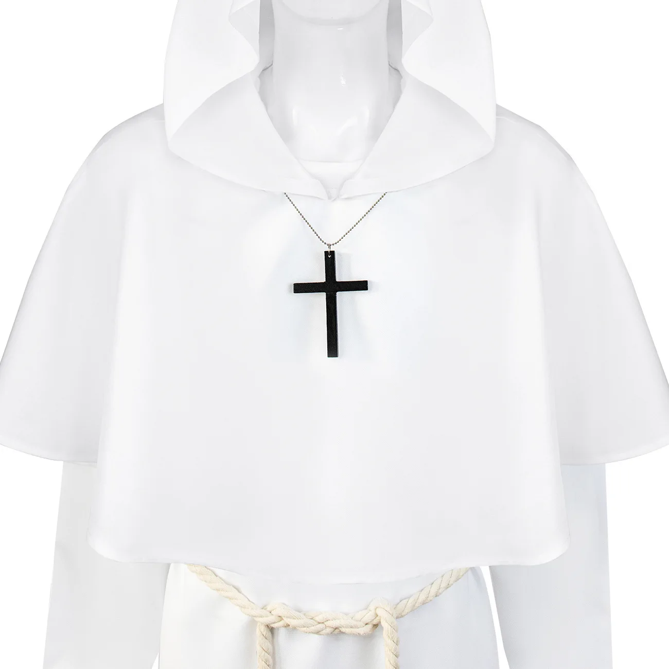 القرون الوسطى الراهب رداء راهبة عادة معالج الكاهن لوهوين تأثيري حلي المرأة المرحلة العرقية الملابس الربيع NO0025 #4