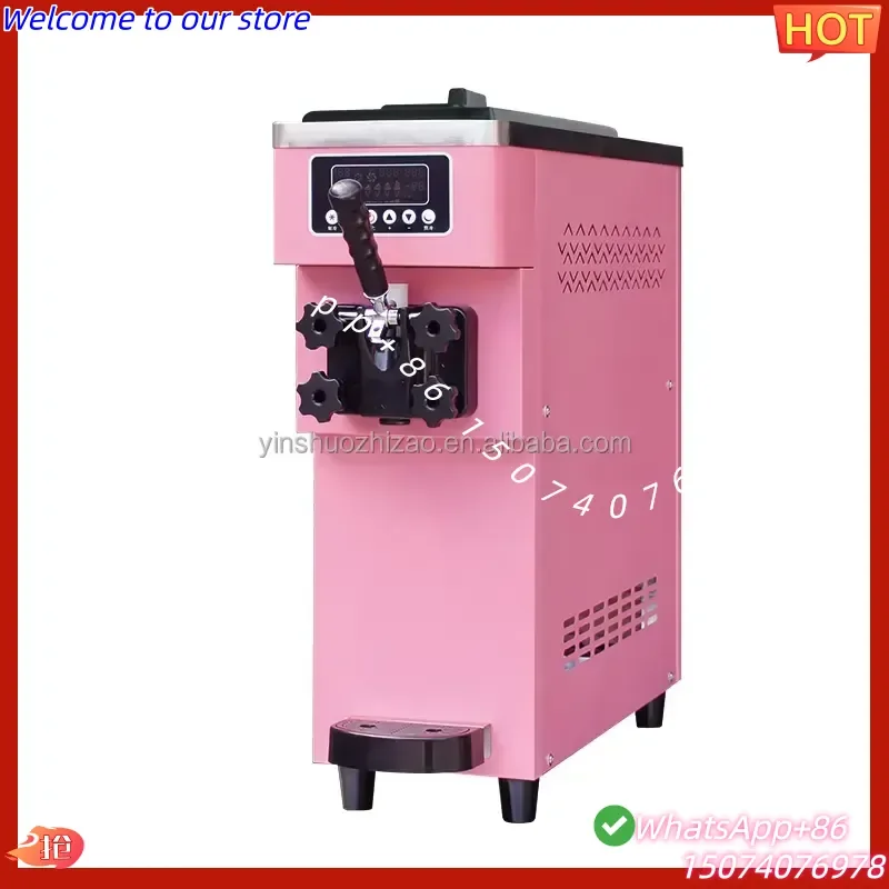 2026 Commercial Automatic 3 Flavors Soft Serve Ice Cream & Frozen Yogurt Making Machine with Easy Operation