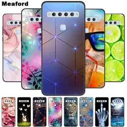 For TCL 10L Case Shockproof Silicone Soft TPU Phone Cover for TCL 10 L 10 Lite Cases TCL10L 10L Cute Cat Wolf Cartoon Fundas