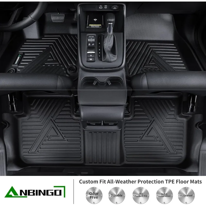 US Floor Mats for Chevrolet Chevy Trailblazer FWD 2025 2024 2023 2022 2021 & Cargo Liner for Trailblazer FWD (Cargo Tray in