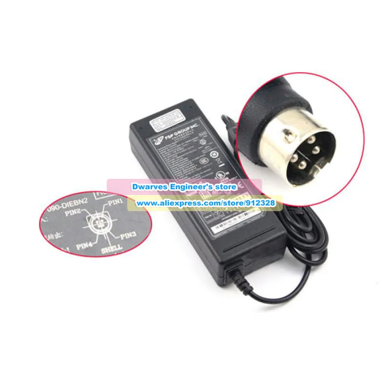 Imagem -02 - Genuine Fsp Fsp090-diebn2 ac Adapter 19v 4.74a Carregador para Getac X500 V200 Fonte de Alimentação de Pinos Fsp090-diebn 29na0904713 H00000378