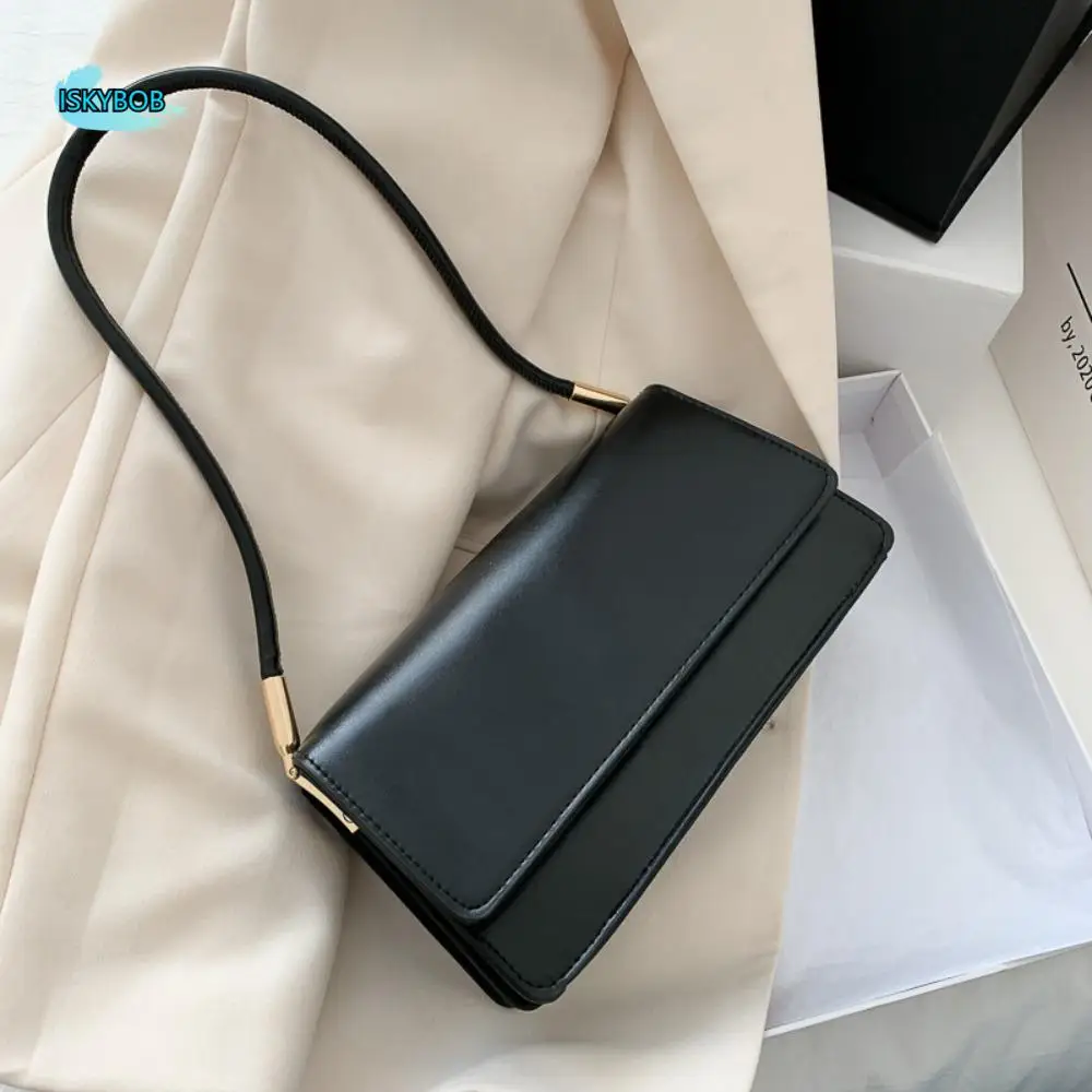 

Candy Color Girls Simple Shoulder Bag Large Capacity Handbag PU Leather Crossbody Bag All-match Phone Bag Small Square Bag