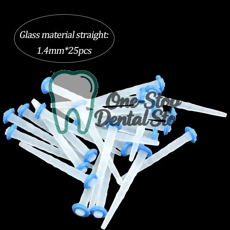 عمود ألياف الأسنان متعدد الحجم مع مجموعة أدوات مثقاب مستقيمة من ألياف الكوارتز الزجاجية الراتنج لاستعادة أسنان قناة الجذر