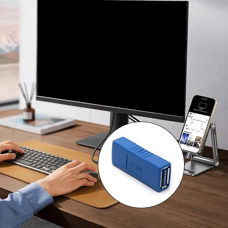 USB3.0 مقرنة USB أنثى إلى محول أنثى لتوصيل التوصيل بسلاسة