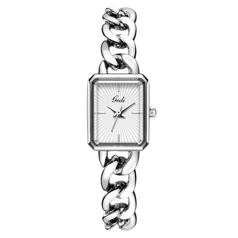 New 2025 Trend Fashion Women's Bracelet Watch Light Luxury Niche Design Student Waterproof Creative Quartz Watch Birthday Gift
