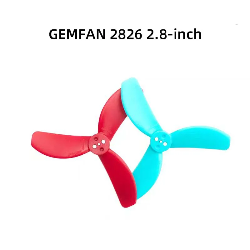GEMFAN 2826 2.8-inch unmanned aerial vehicle (UAV) football three-blade propeller FPV traverser with 1.5 holes