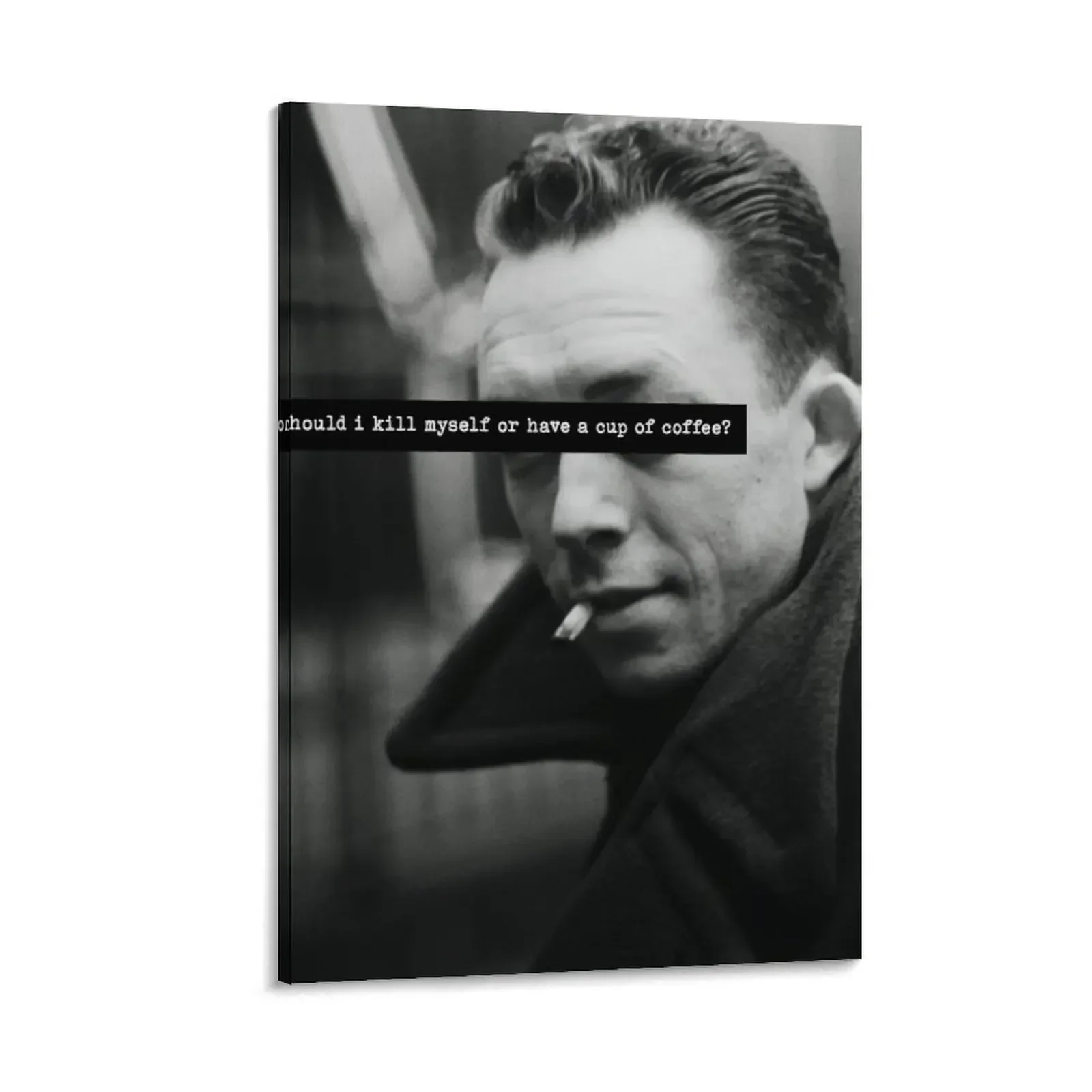 

Albert Camus Coffee Quote Canvas Painting room decor posters for room nordic home decor cute room decor