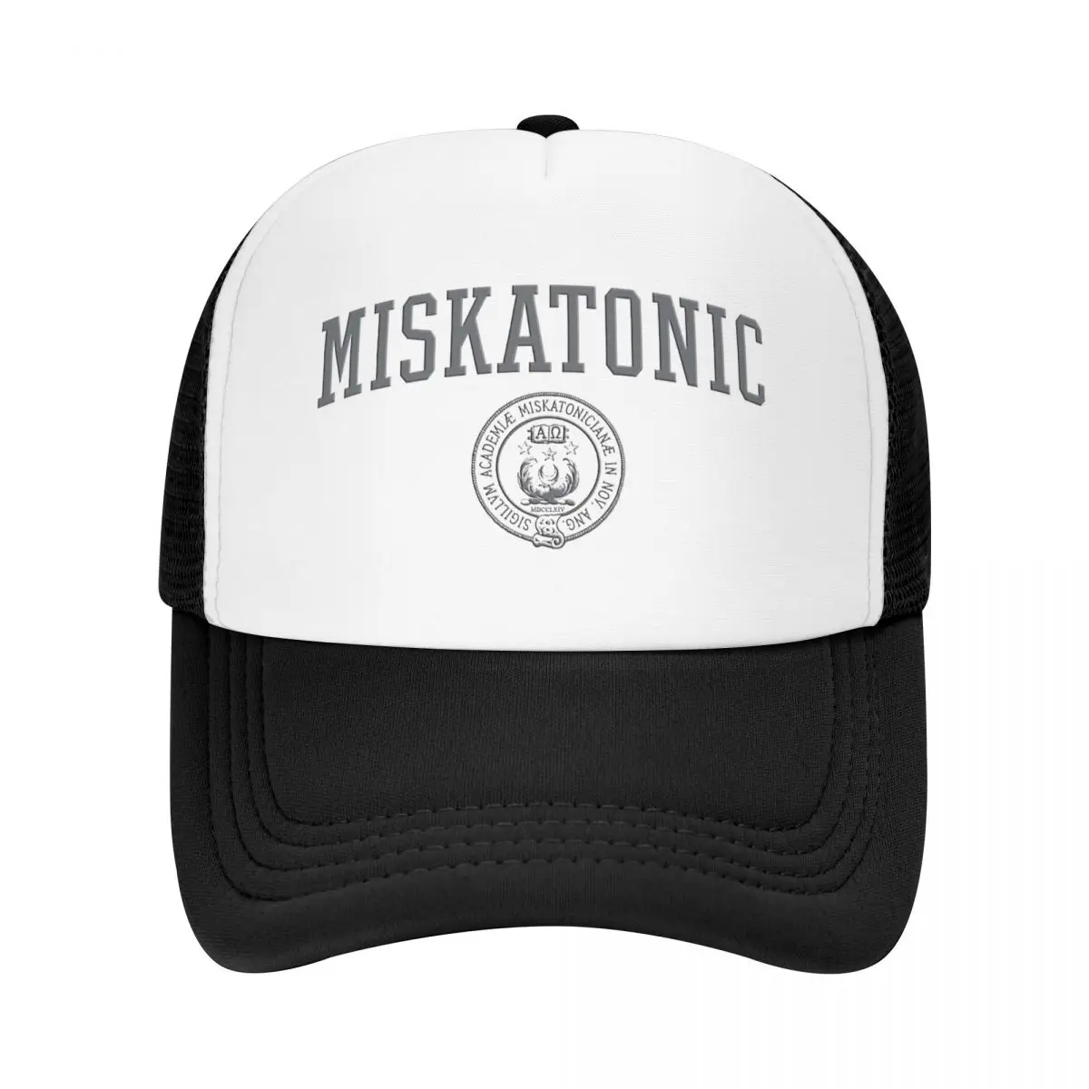 Miskatonic University Collegiate Cap Fashion Mesh Baseball Caps Adjustable Hat Hip Hop Summer Unisex Baseball Hats Polychromatic