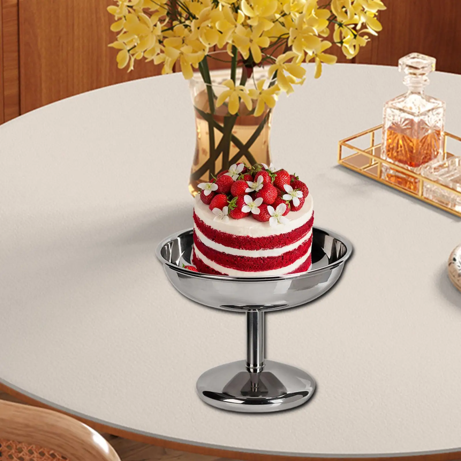 Stainless Steel Footed Dessert Cup Accessories for Home Parties Versatile