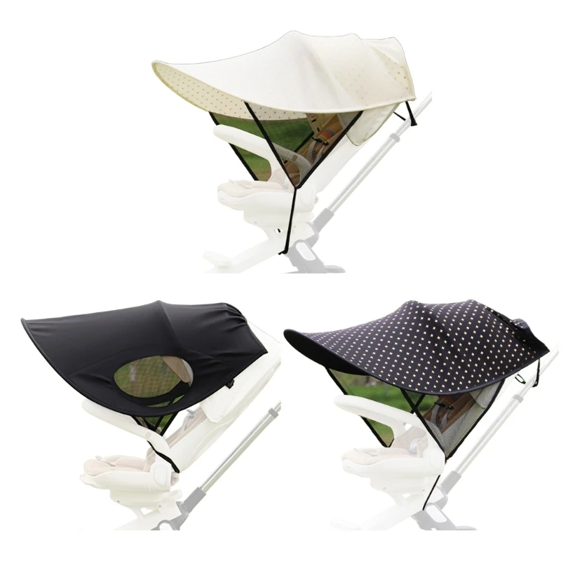 

Convenient Sun Cover Portable Baby Stroller Sunshades Shade for Outdoor Activity Dropship