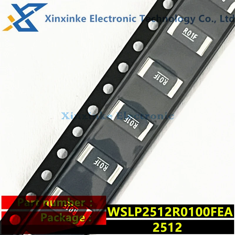 WSLP2512R0100FEA R01F 0.01R 2512 3W 10mΩ 75ppm Current Sense Resistors - SMD 3watts .01ohms 1% Genuine Brand New Original