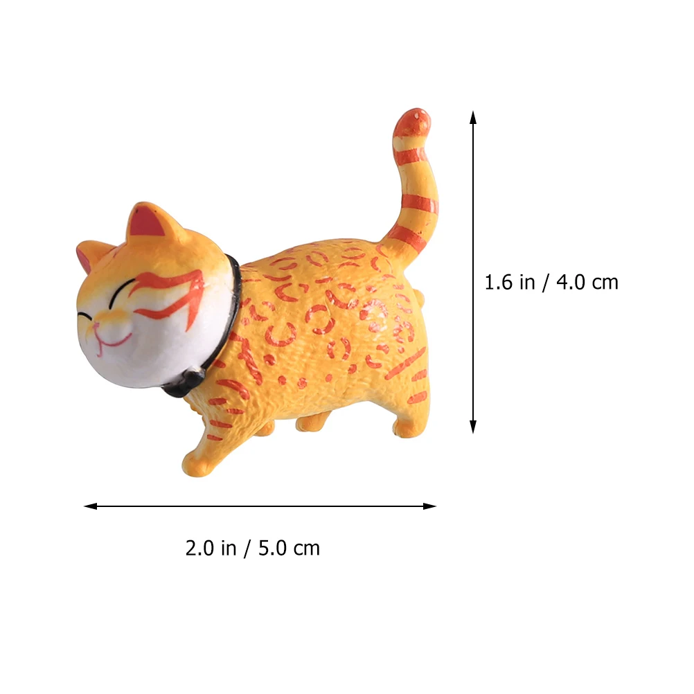 

9 Pcs Cat Fridge Magnet Magnetic Accessory Magnets Three-dimensional Animal Shaped Cute Black Refrigerator Stickers