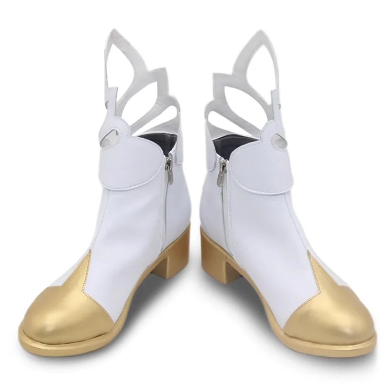 Lumine Cosplay Sapatos Jogo Genshin Impact Role Play Botas de desempenho para mulheres