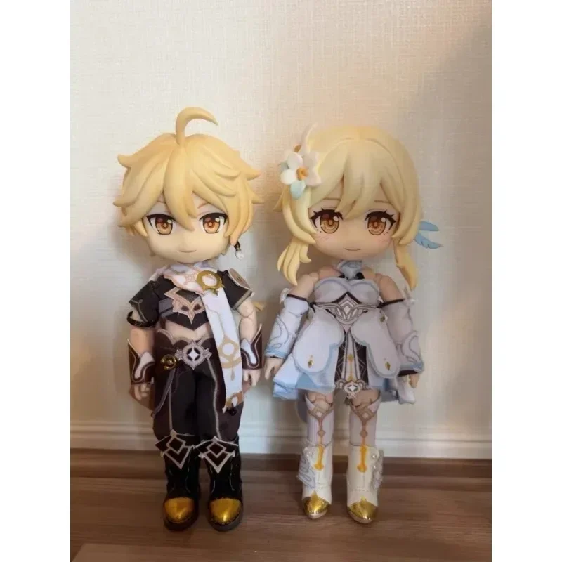 Traveller Aether Lumine Ob11 pakaian 1/12, kostum boneka Bjd Gsc Anime, aksesori mainan Cosplay permainan