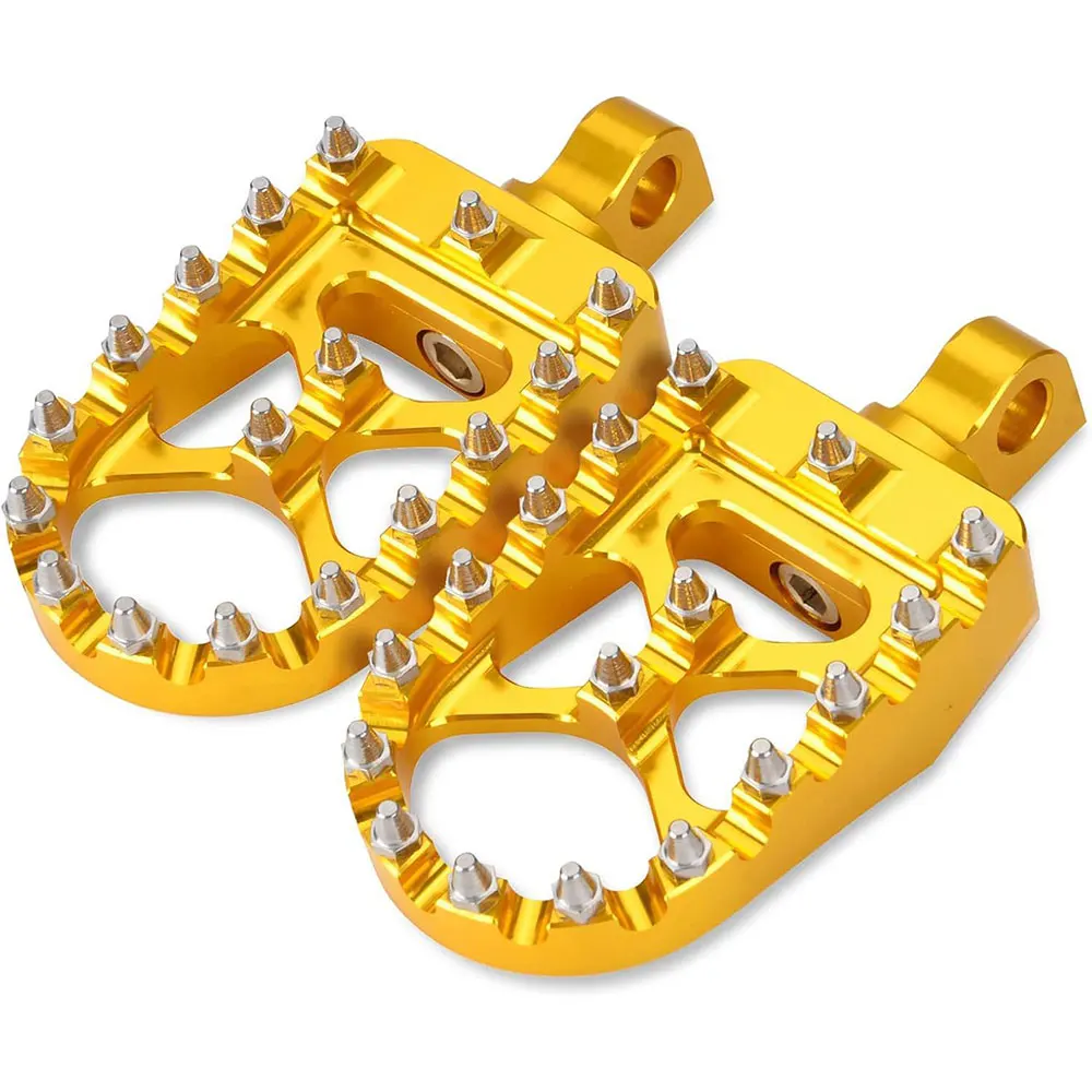 Motorcycle CNC Wide Fat Footpegs 360° Roating Foot Pegs For Harley Dyna Fat Bob Softail Sportster Street Bob Motocross Accessory