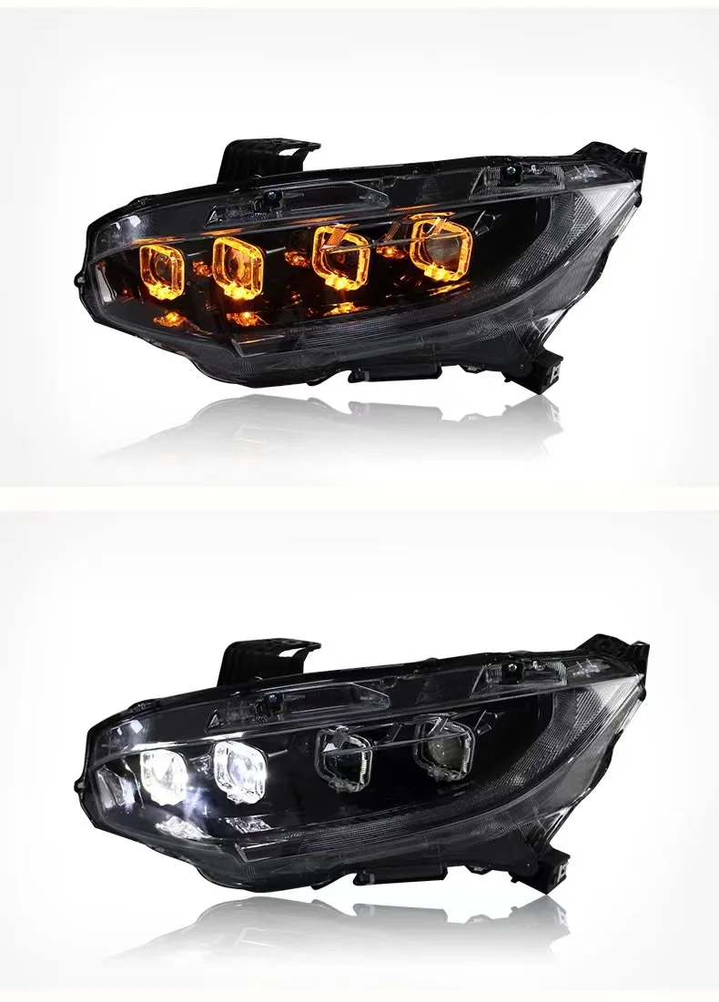 2019 led head lamp for honda accord bugatti style 33150-TVA-H1133100-TVA-H11