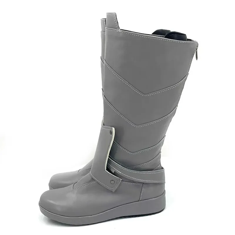 

25COSHibino Kafka Cosplay Shoes Anime Cosplay Props PU Leather Shoes Halloween Carnival Boots Custom Made