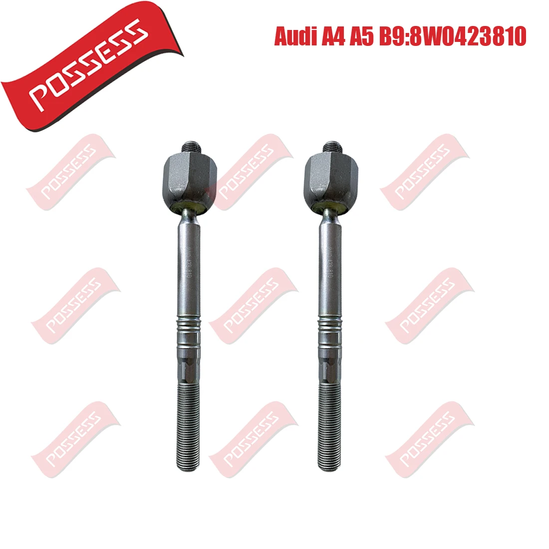 

A Pair of Front Axle Inner Steering Tie Rod Ends Ball Joint For Audi A4 B9 8W2 8WH 8W5 A5 F53 F57 F5A 2016-,OE 8W0423810