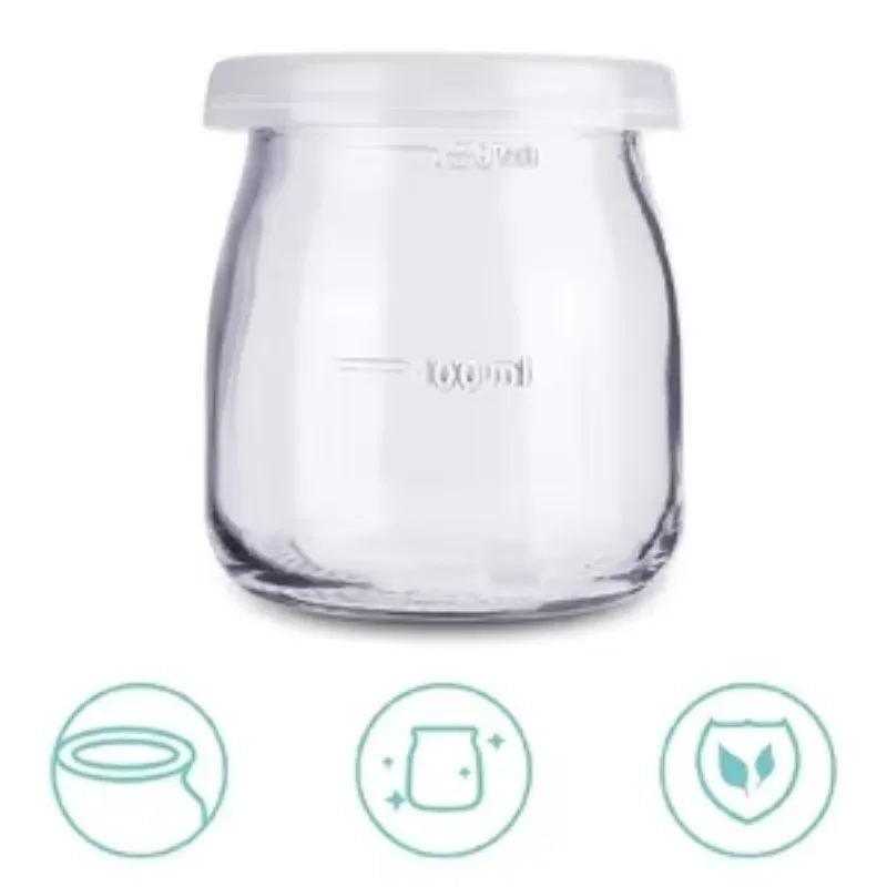 Yogurt Maker Temperature Control With LCD Display And 8 X 180ml Glass Jars images - 6