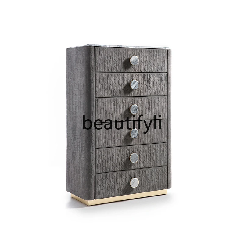 

Modern light luxury drawer cabinet bedroom wall cabinet designer high-end Italian storage cabinet