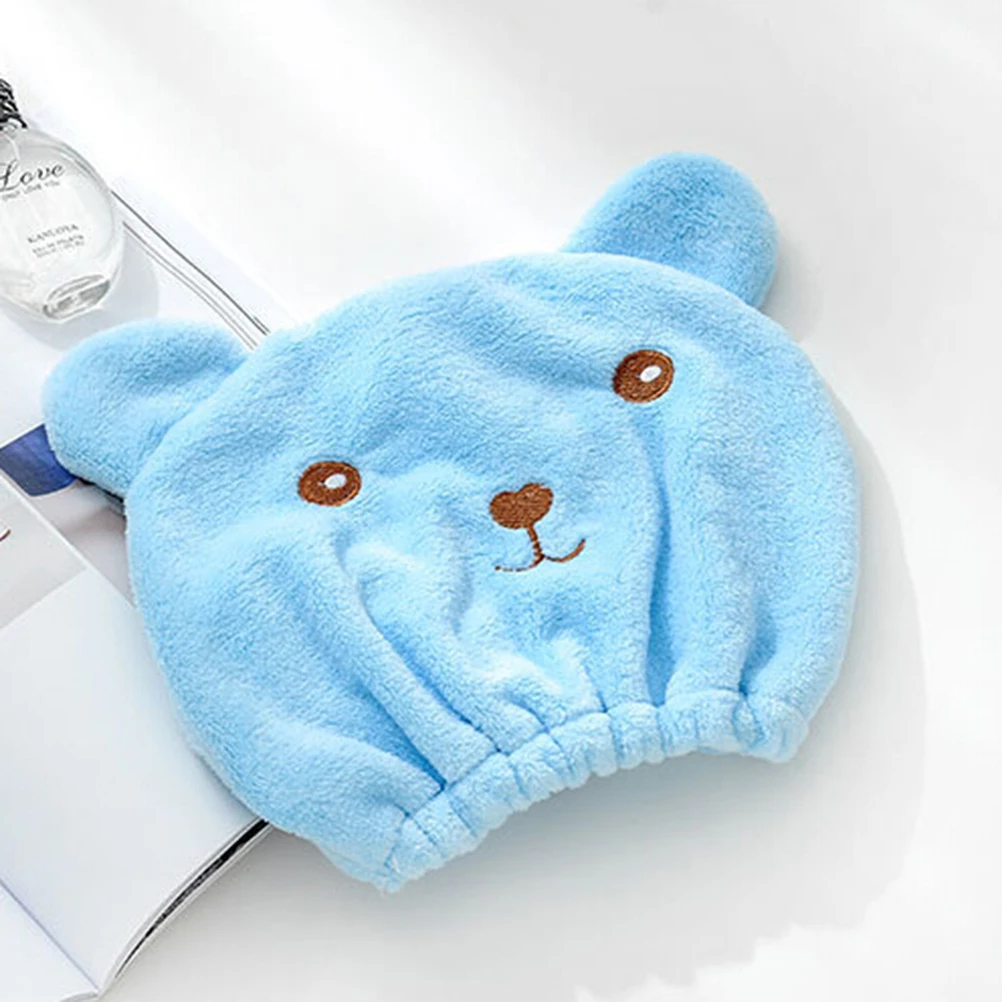 

Dry Hair Cap Bath Towel Cartoon Hat Animal Design Caps Drying Shower Bathing