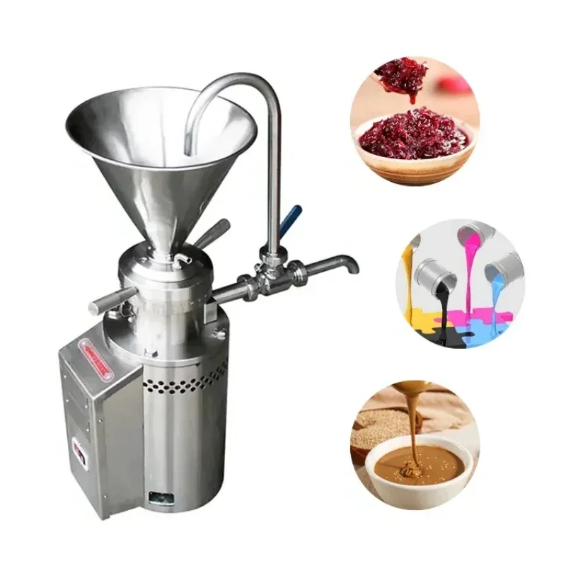 Vertical Colloid Mill Stainless Steel Stator And Rotor Colloid Mill Peanut Butter Production line Peanut Sesame Grinder Mill