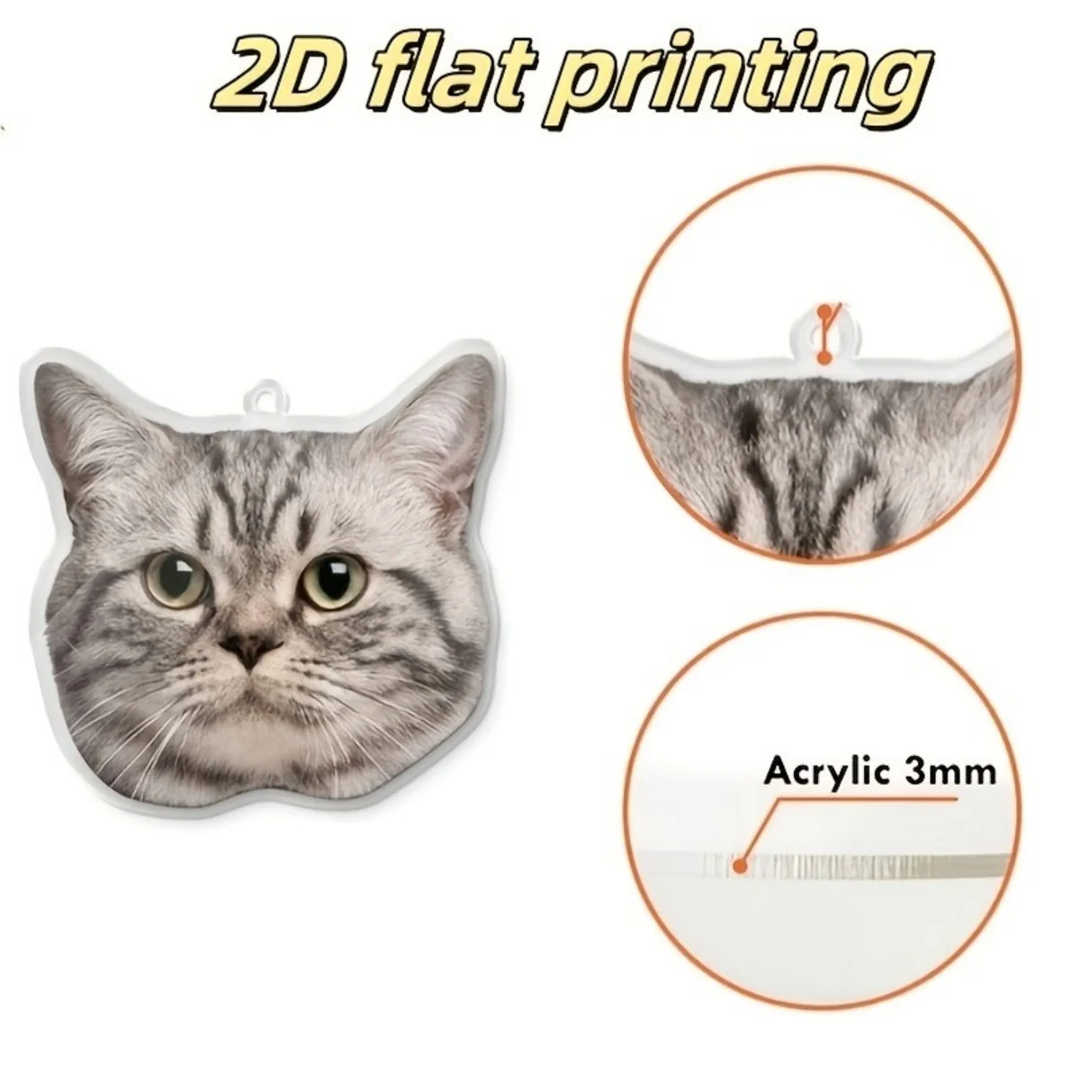 Custom Photo Keychain – Person - Pet Portrait Custom ulasan dan harga