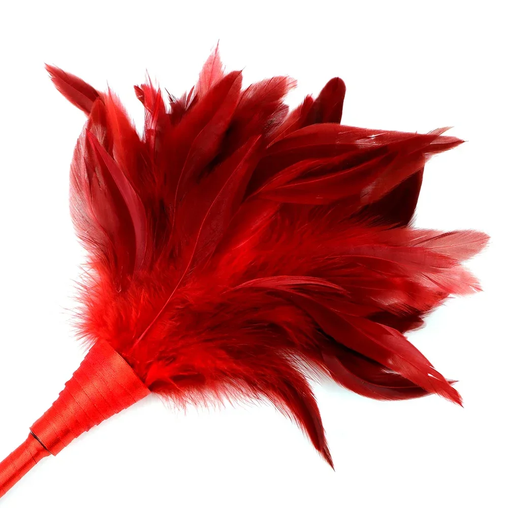 Fouet de plumes pour amoureux, massage du corps entier, démangeaisons, sexe, jeu de flirt, bdsm, fessée, reliure, jeu de passion, accessoires de jouets sexuels