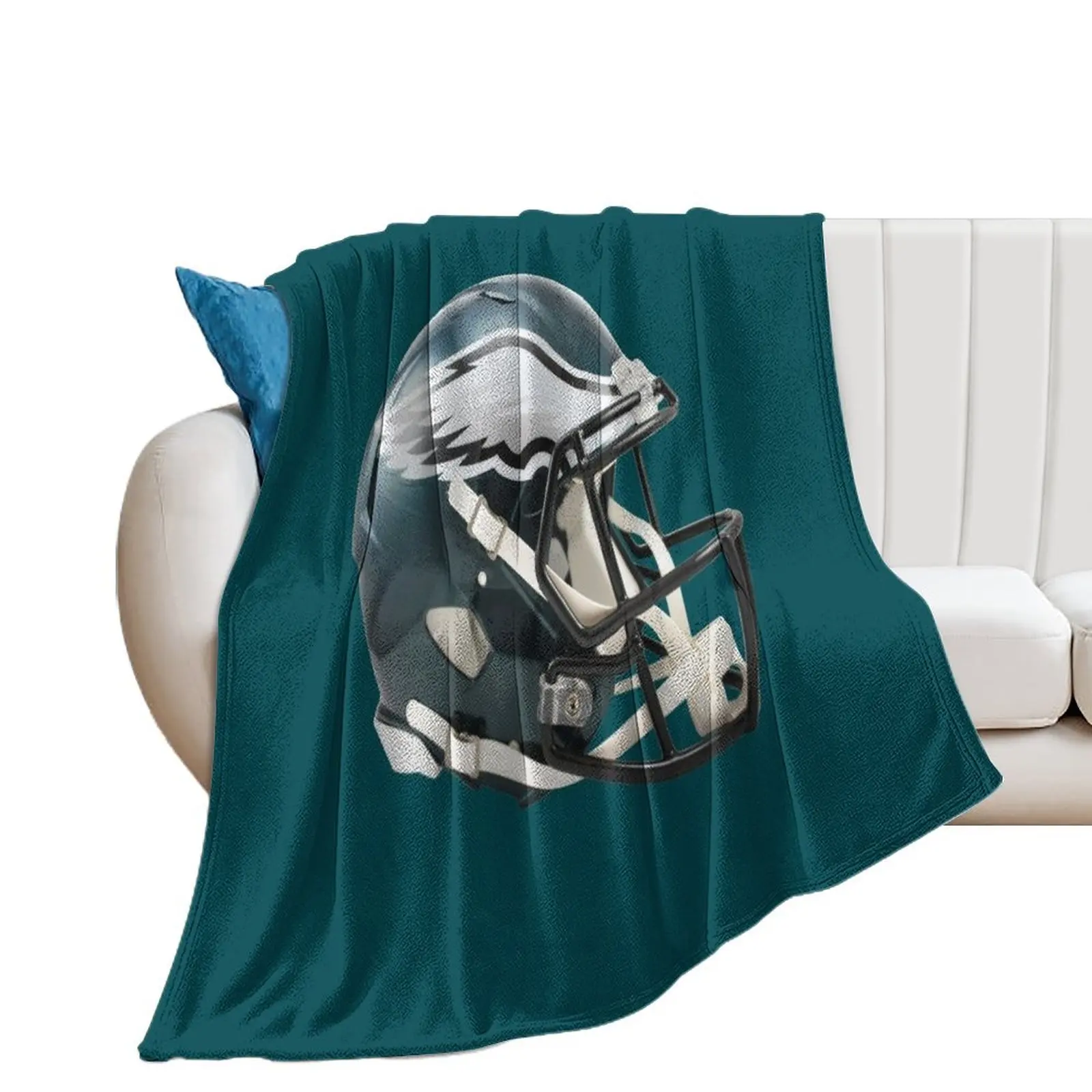 

Helmet Philadelphia Icon Throw Blanket Cute Plaid Comforter warm for winter anime Blankets