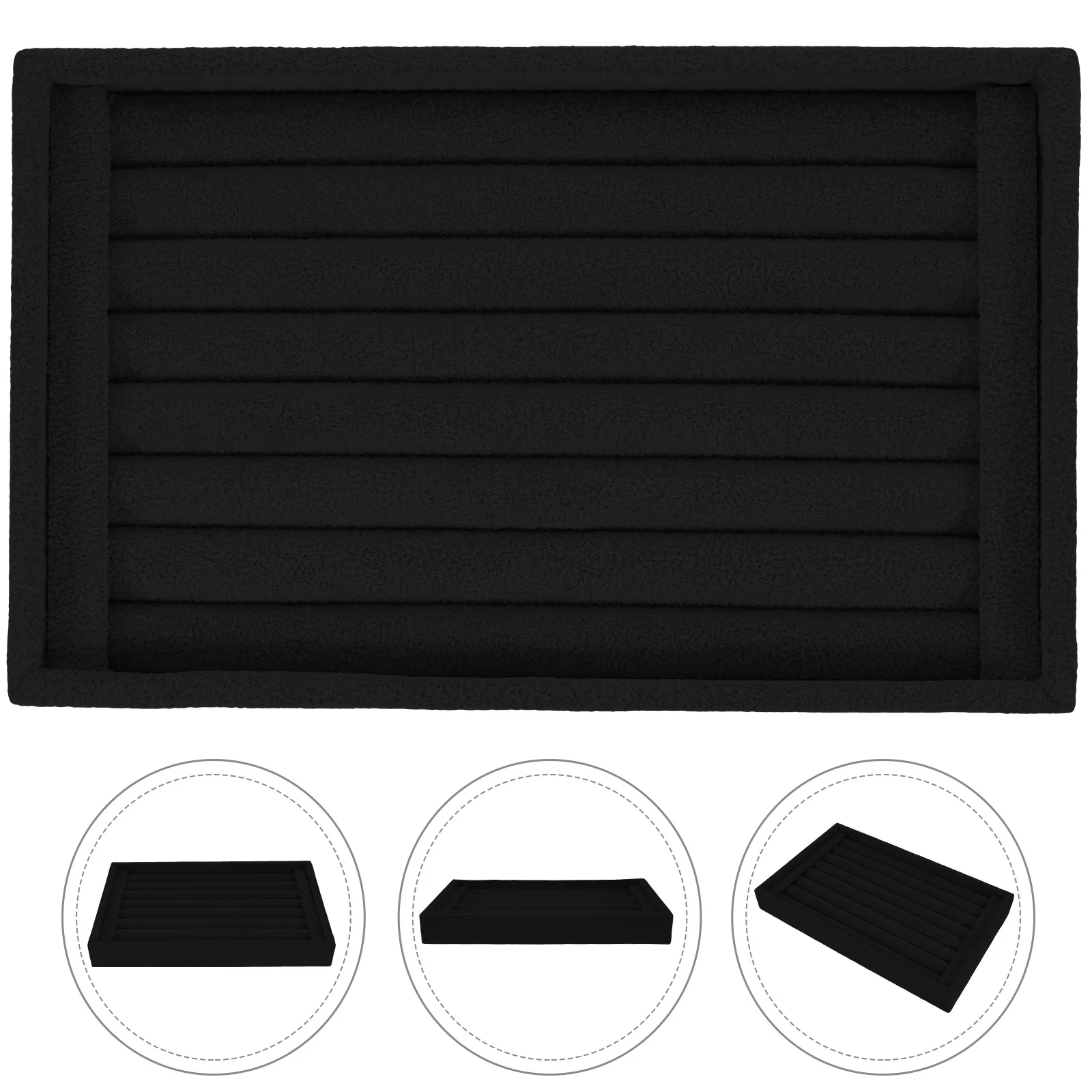 

Jewelry Organizer Earrings Rings Necklaces Bracelets Storage Display Travel Trinket Tray Dish Holder Case Jewelry Display