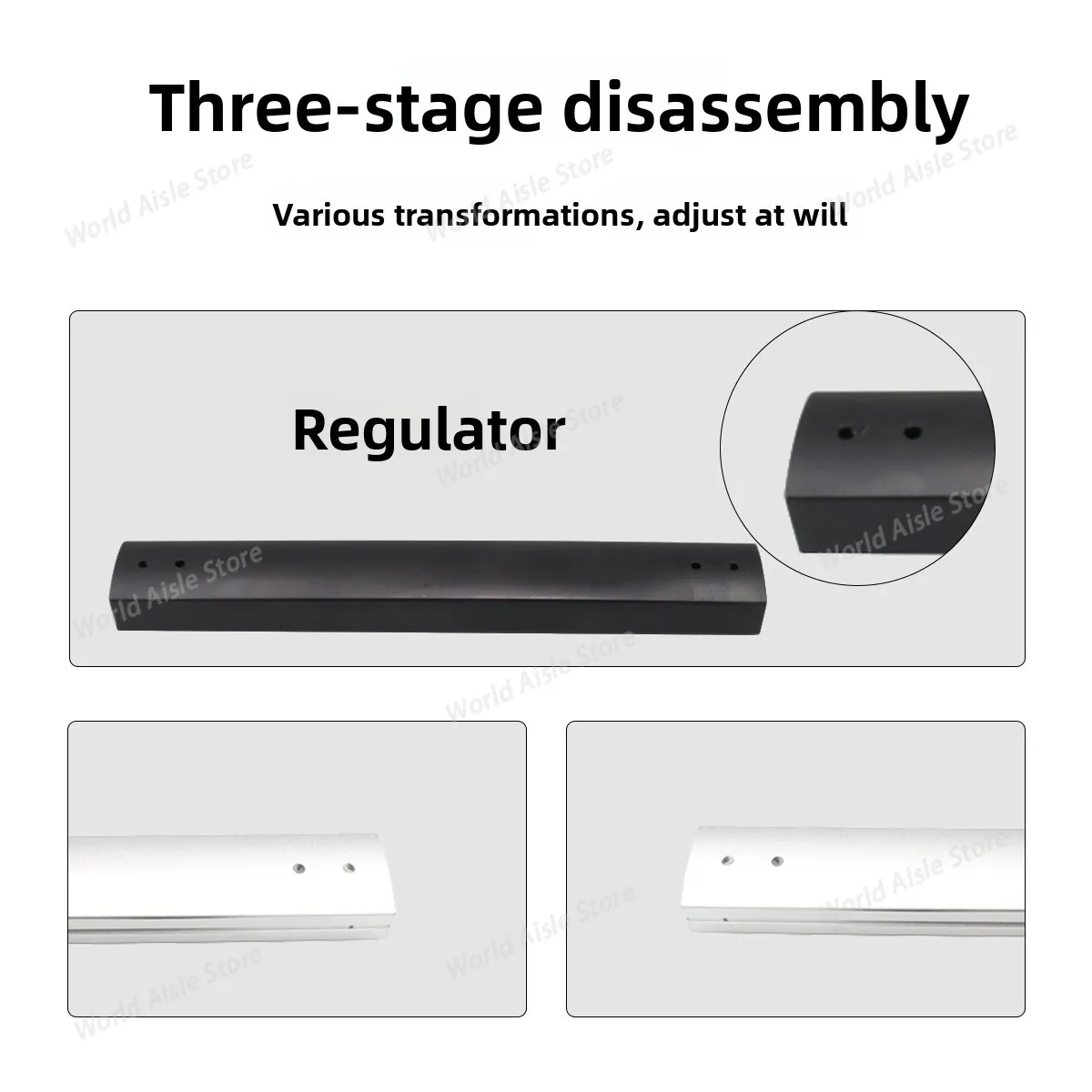 RV and Trailer Screen Door Handle - Entry Grab Bar, RV Screen Door Crossbar Handle, Universal Anti-Slip Grip