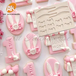 Bunny Ears  Bow Tie Silicone Mold Cake Decorating Fondant Mold Mousse Cake  Decorating Tool  Kitchen Pastry Supplies