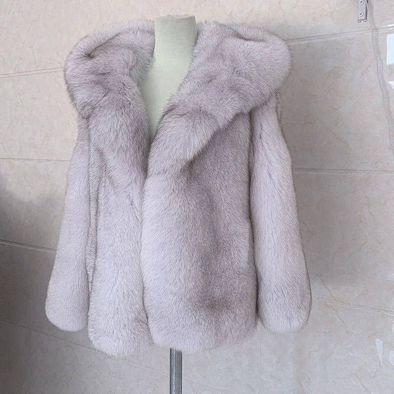 Fangtai 2025 Natural Real Fox Fur Coat Women Fur Coat Winter Warm Luxury Plus Size Jackets Clothing Free Shipping Female Vest