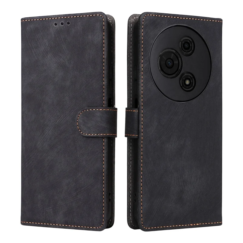 ل TCL 605 T517D غطاء حافظة محفظة مكافحة سرقة فرشاة المغناطيسي فليب حافظة جلدية ل TCL 60 SE T517H جراب هاتف