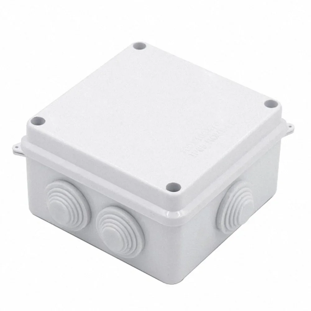 Waterproof Case Ceiling Rose Junction Box Cable Junction Box Home Improvement 85x85x50mm Plastic Water Proof White