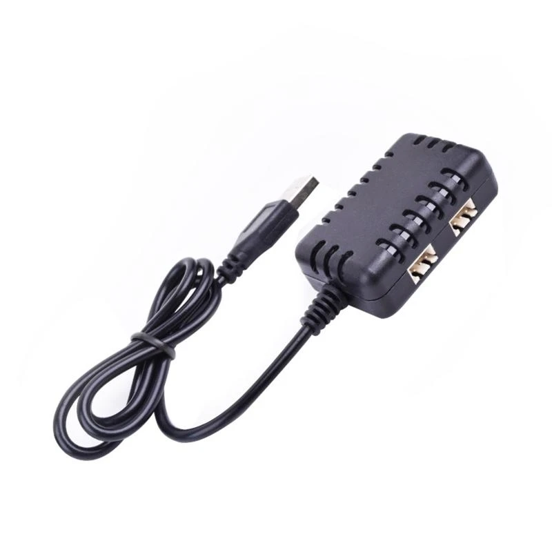 090F Caricatore USB per 7.4V 2 IN1 1000MAH XH-3P Plug per RC per batteria per auto