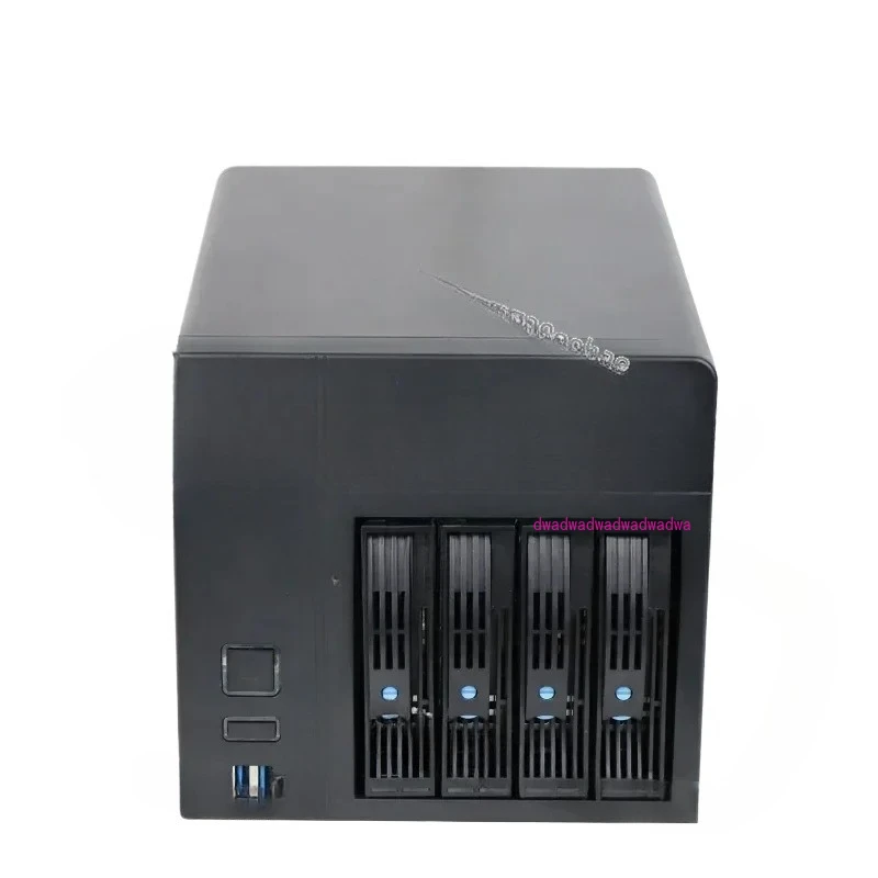 

4-bay Nas home office DIY hot swappable IPFS server mini itx chassis small 1U power supply