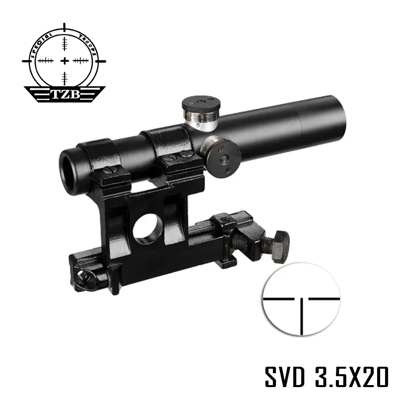 PU Mosin Nagant SVT-40 Scope 3.5X shockproof multi-coated hunting scope