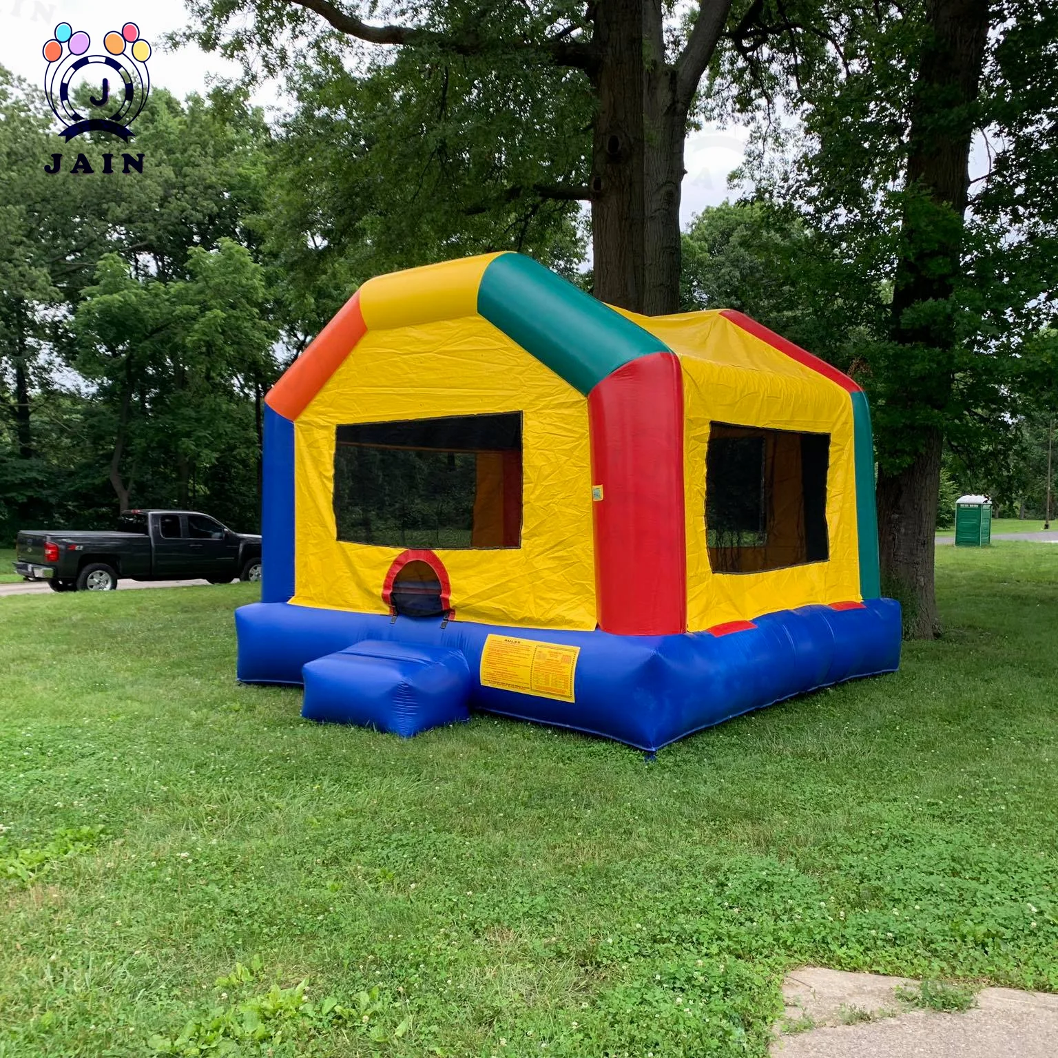 Casa de rebote inflable grande, castillo de salto inflable con soplador para niños, adultos, castillo de casa hinchable para fiesta, cumpleaños